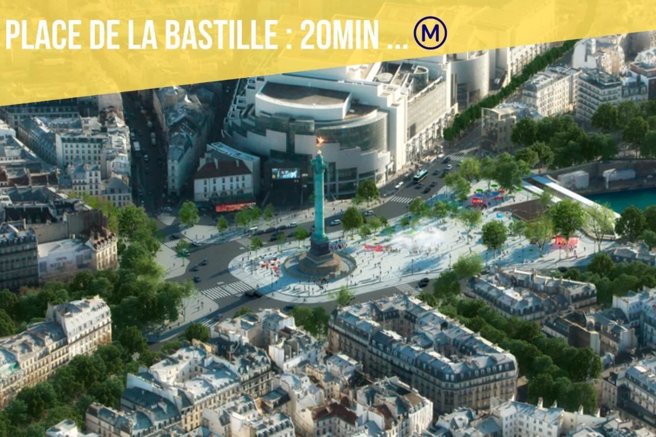 Immotovo - Suite Moderne - Paris 8 Min - Parking - Netflix Villejuif Exterior photo