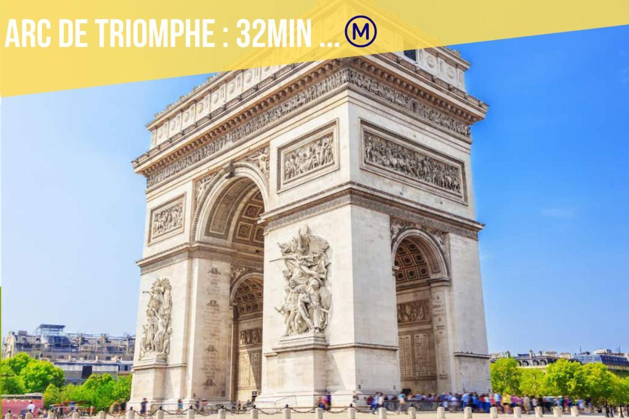 Immotovo - Suite Moderne - Paris 8 Min - Parking - Netflix Villejuif Exterior photo